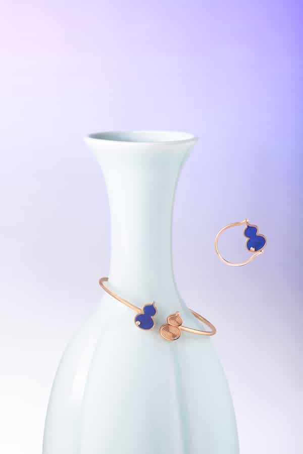 岱川，镶嵌，静物图，福禄，葫芦，好运