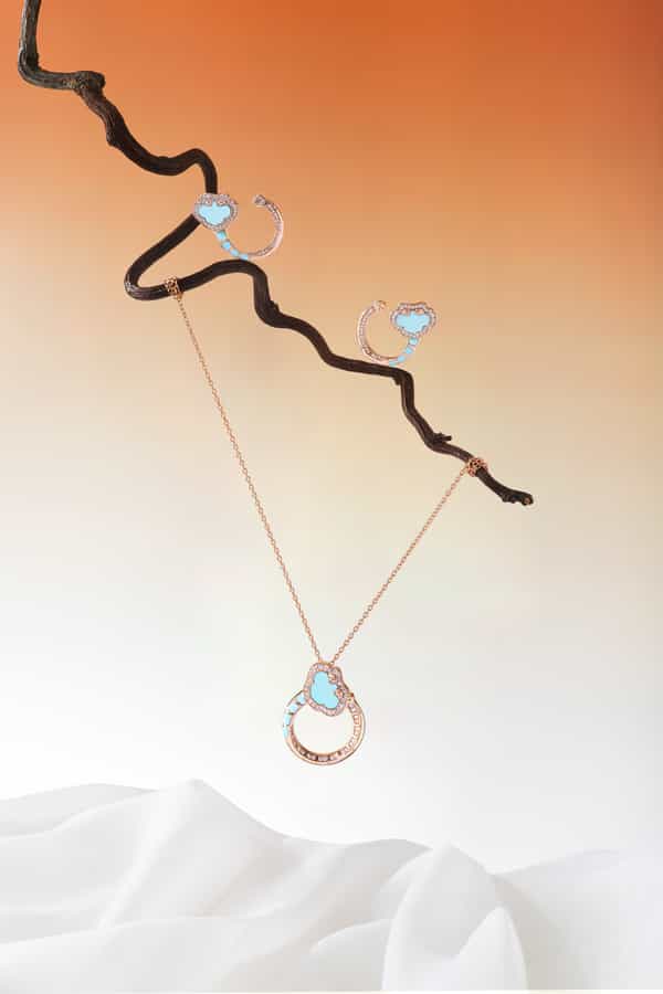 如意，祥云瑞气，雨过天青，镶嵌，珐琅，结·锁